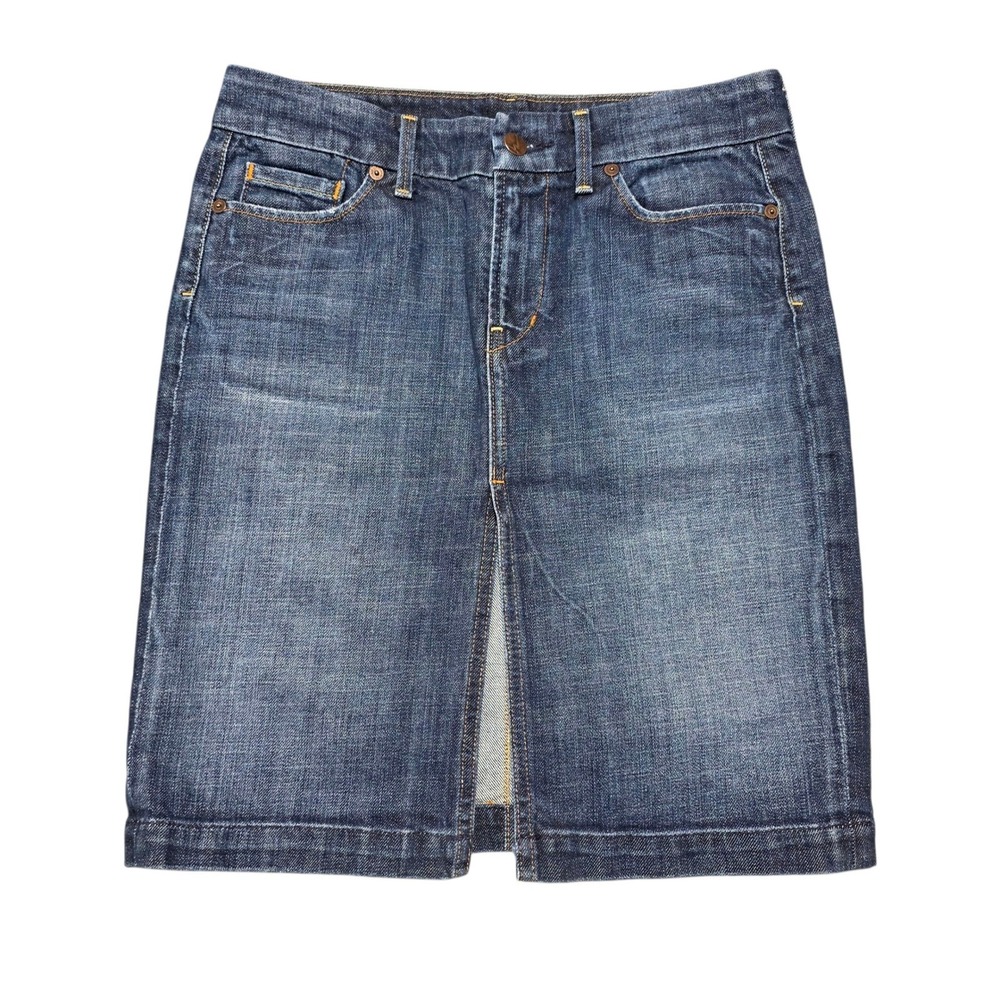 Citizens of Humanity Sophia‎ #300 Blue Denim Jean Knee Length Skirt - Size 27